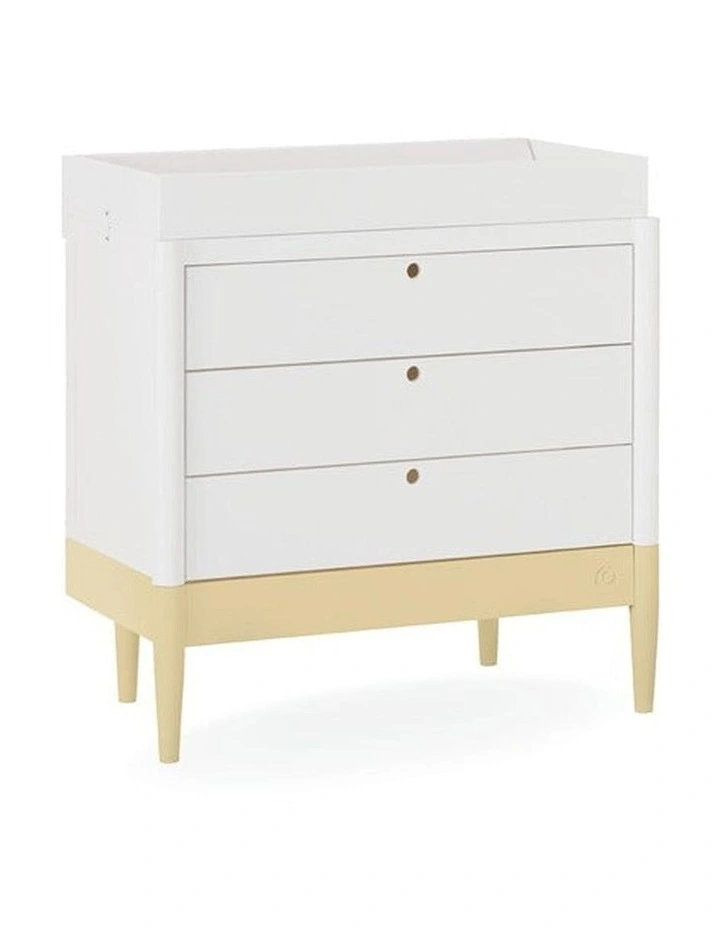Eos Dresser - White | Saffron Yellow image 3