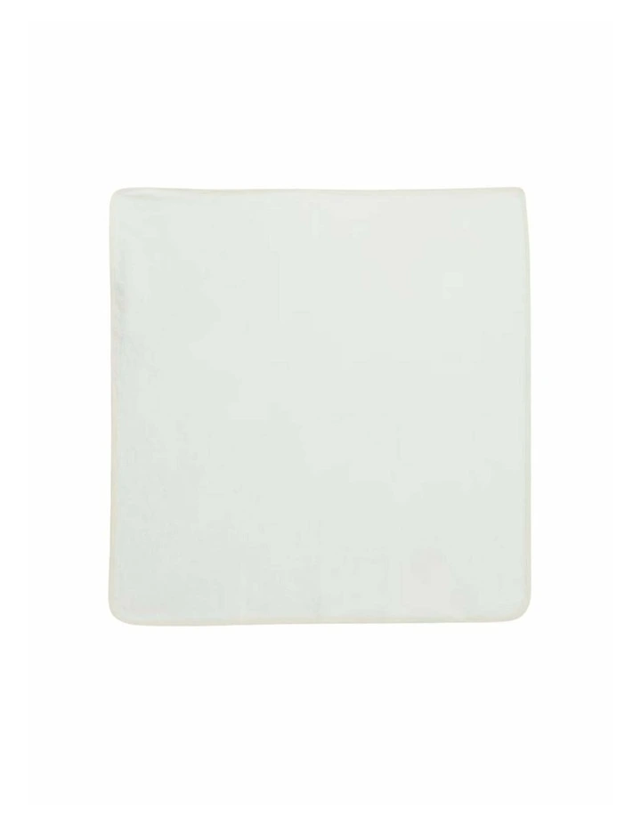 Teddy Bear Baby Towel in White image 3