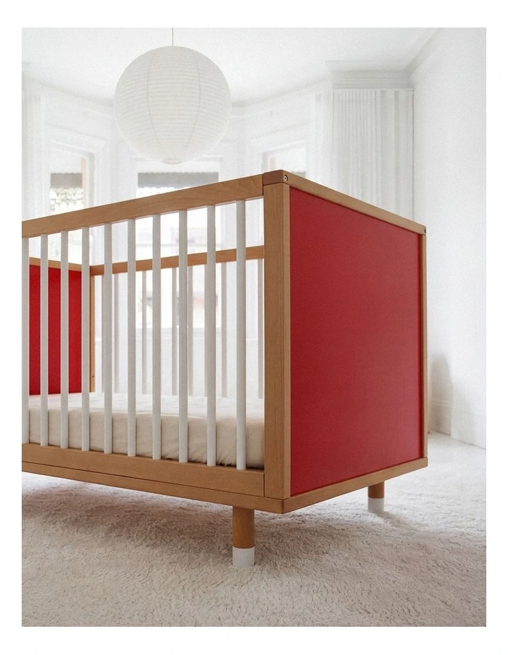 Bold Baby Cot - Pink Red image 3