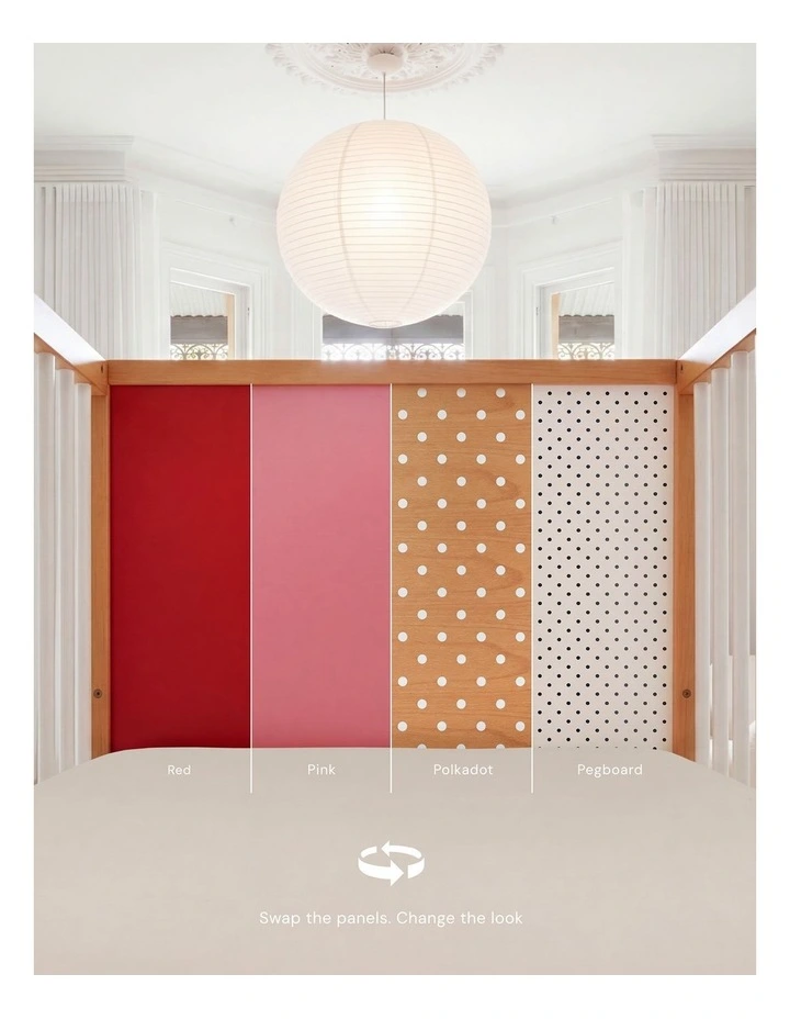 Bold Baby Cot - Pink Red image 5