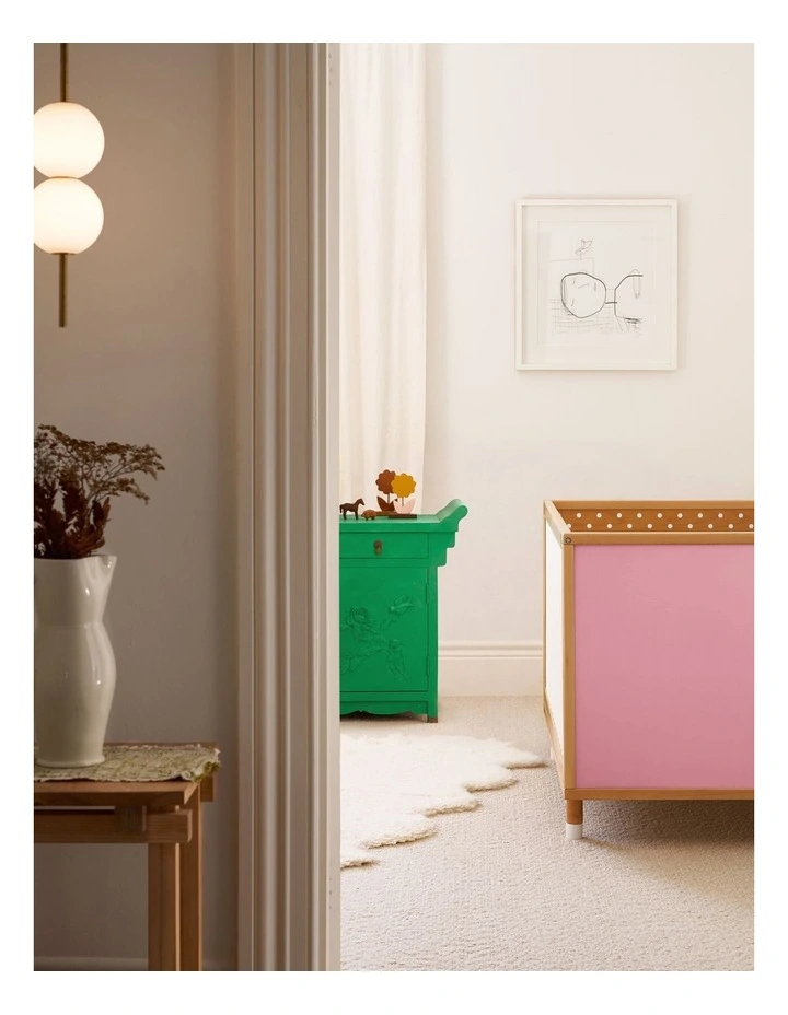 Bold Baby Cot - Pink Red image 7