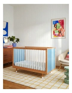 Bold Baby Cot - Blue and Deep Blue