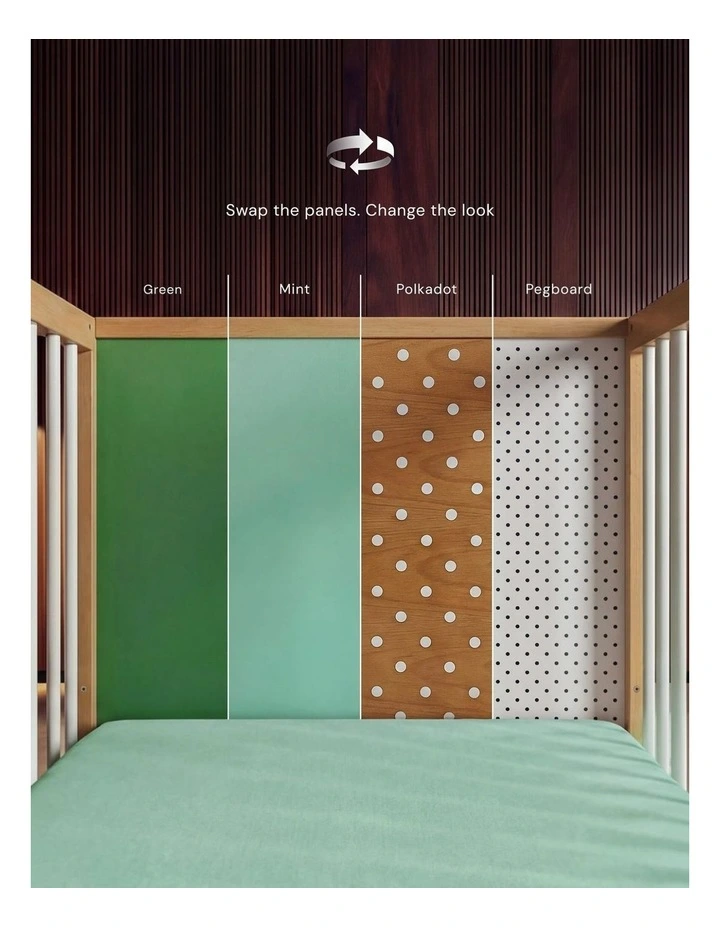 Cot in Green And Mint image 5