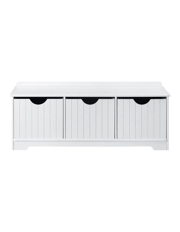 Oikiture Kids Toy Box Chest Storage Box Children Room Organiser Seating Bench image 2