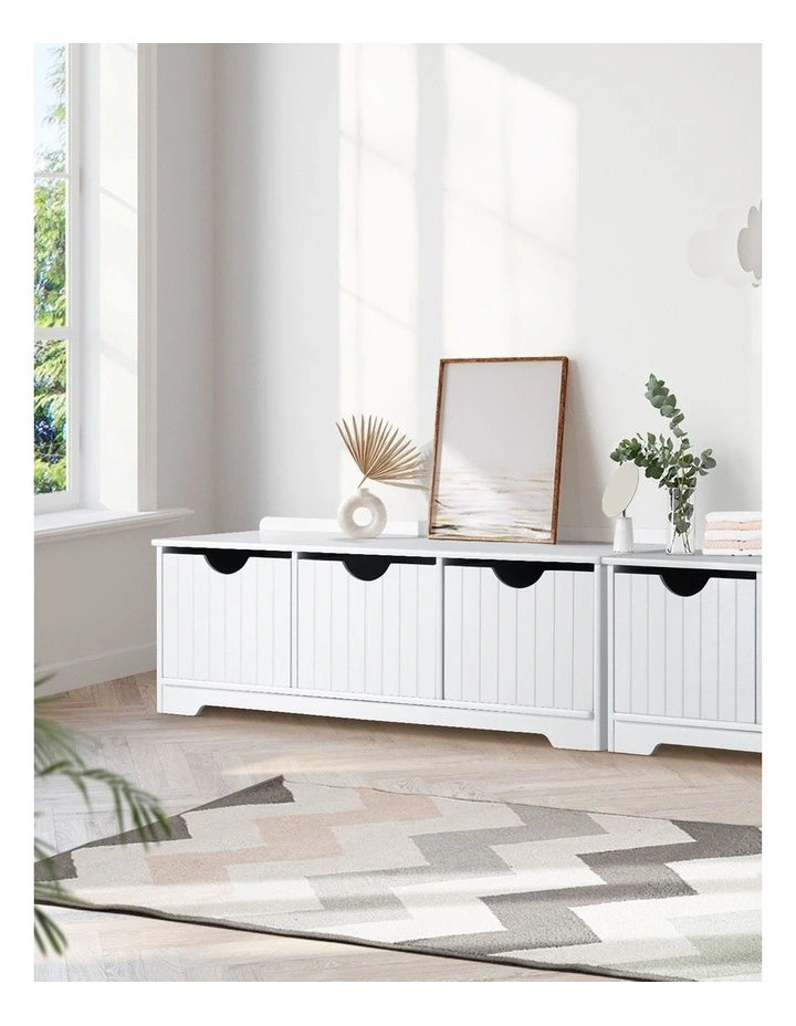 Oikiture Kids Toy Box Chest Storage Box Children Room Organiser Seating Bench image 5