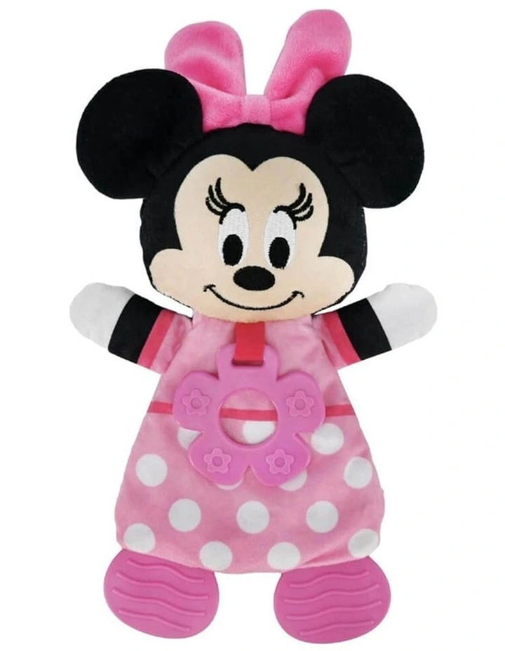 Minnie Mouse Blanket With Teether Toy 28cm image 2