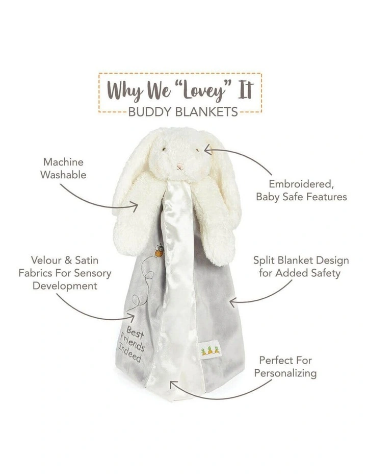Bloom Bunny Buddy Blanket Toy 40cm image 7