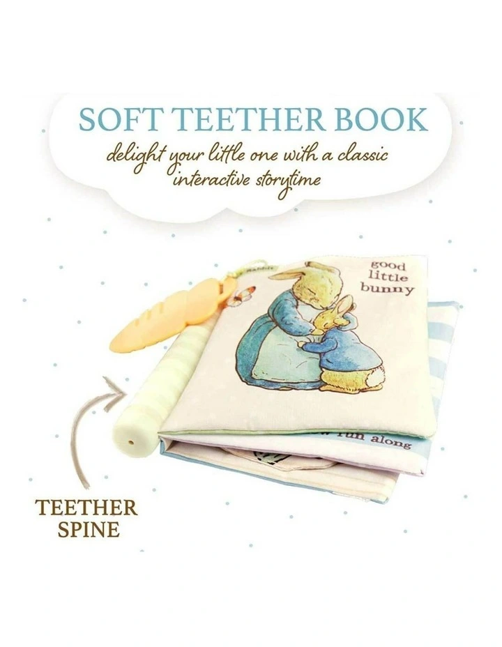 Peter Rabbit With Teether Soft Book image 4