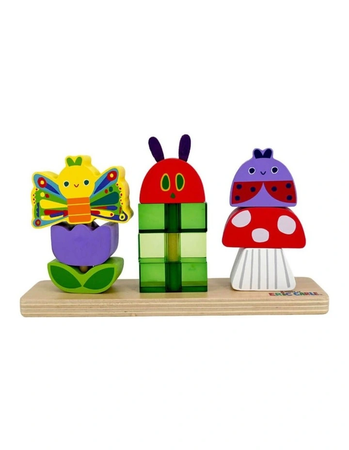 Very Hungry Caterpillar Wooden Character Stacker Toy image 1