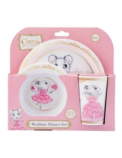 Claris Mealtime Dinner Set in Pink