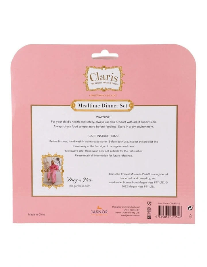 Claris Mealtime Dinner Set in Pink image 3