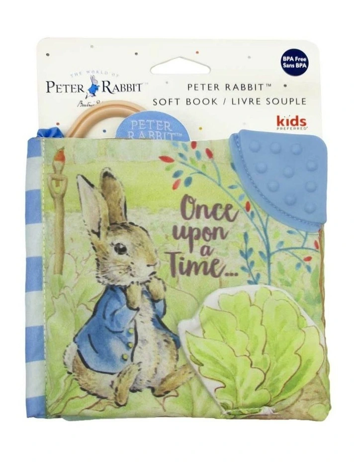 Peter Rabbit 'Once Upon A Time' Soft Book in Green image 1