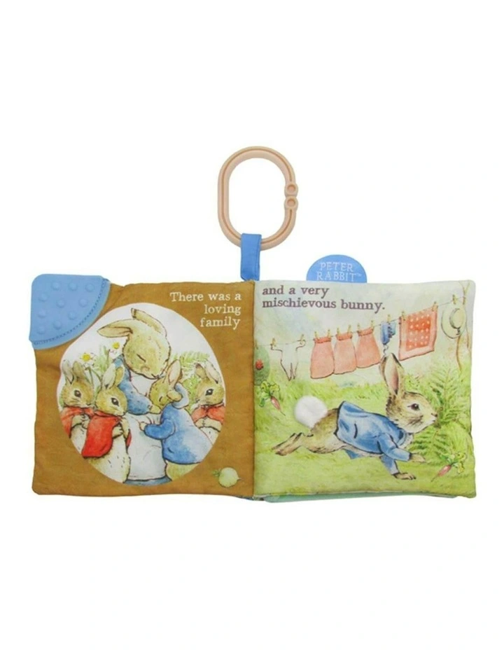 Peter Rabbit 'Once Upon A Time' Soft Book in Green image 3