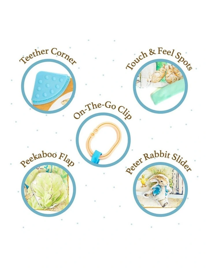 Peter Rabbit 'Once Upon A Time' Soft Book in Green image 7