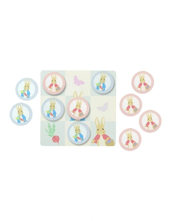 FSC Wood Peter Rabbit Tic Tac Toe Playset 10 Pieces image 2