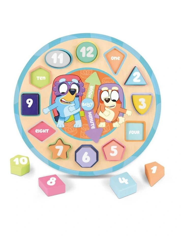 Wooden Puzzle Clock, Activity Toy image 1