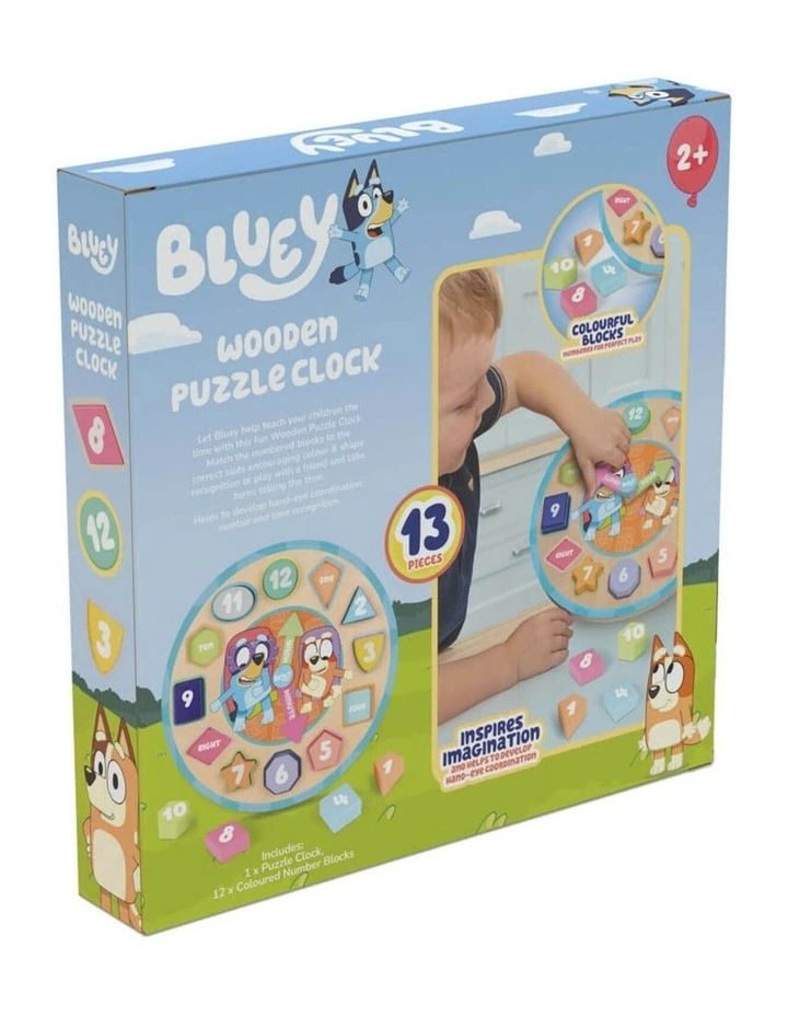 Wooden Puzzle Clock, Activity Toy image 2