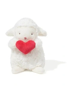 Wee Kiddo Lamb Holding Heart Soft Toy