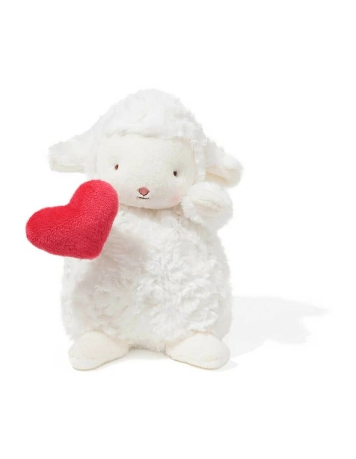 Wee Kiddo Lamb Holding Heart Soft Toy image 2
