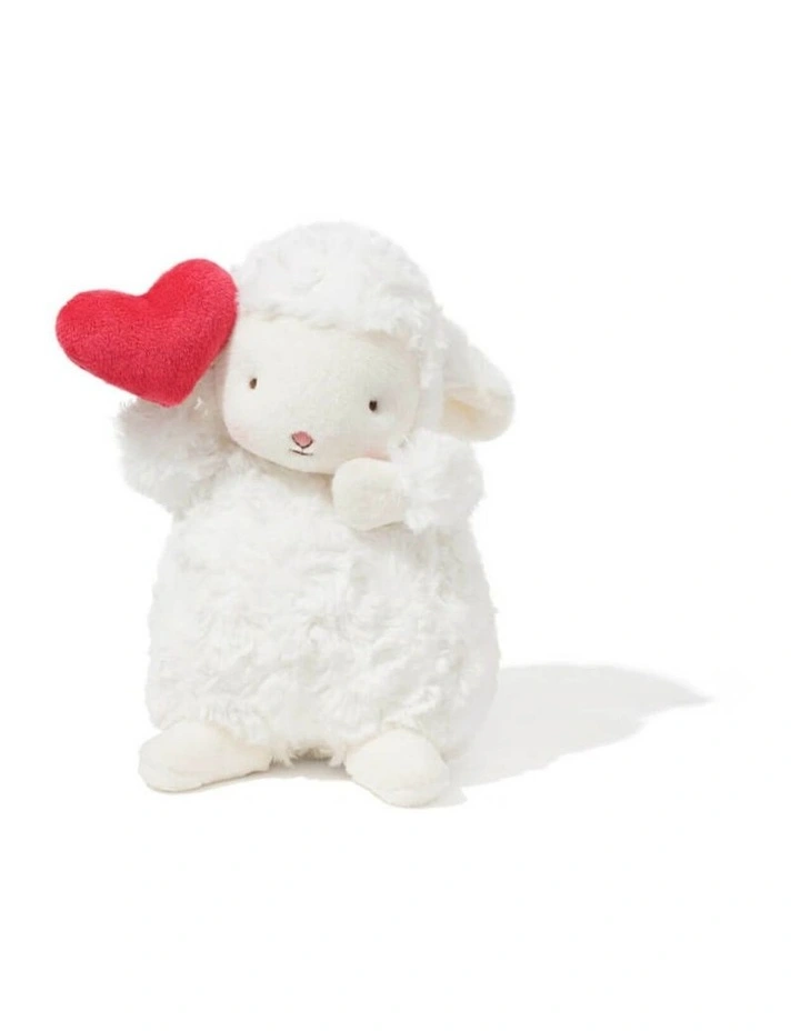 Wee Kiddo Lamb Holding Heart Soft Toy image 3