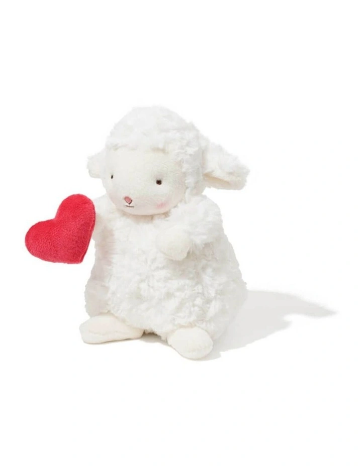 Wee Kiddo Lamb Holding Heart Soft Toy image 4