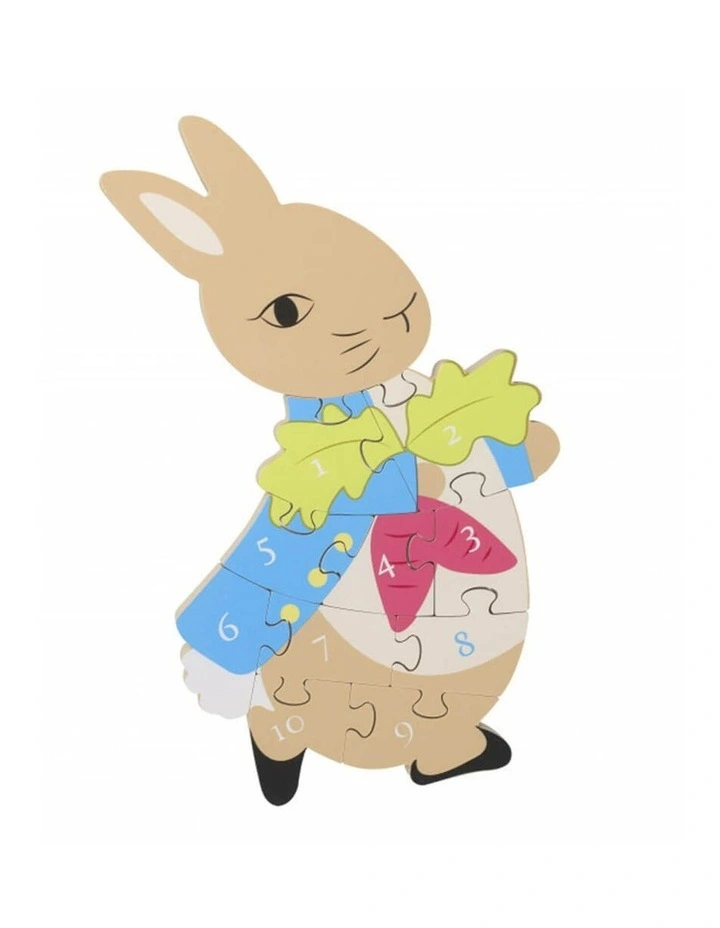 Fsc Wood Peter Rabbit Number Puzzle Playset image 3