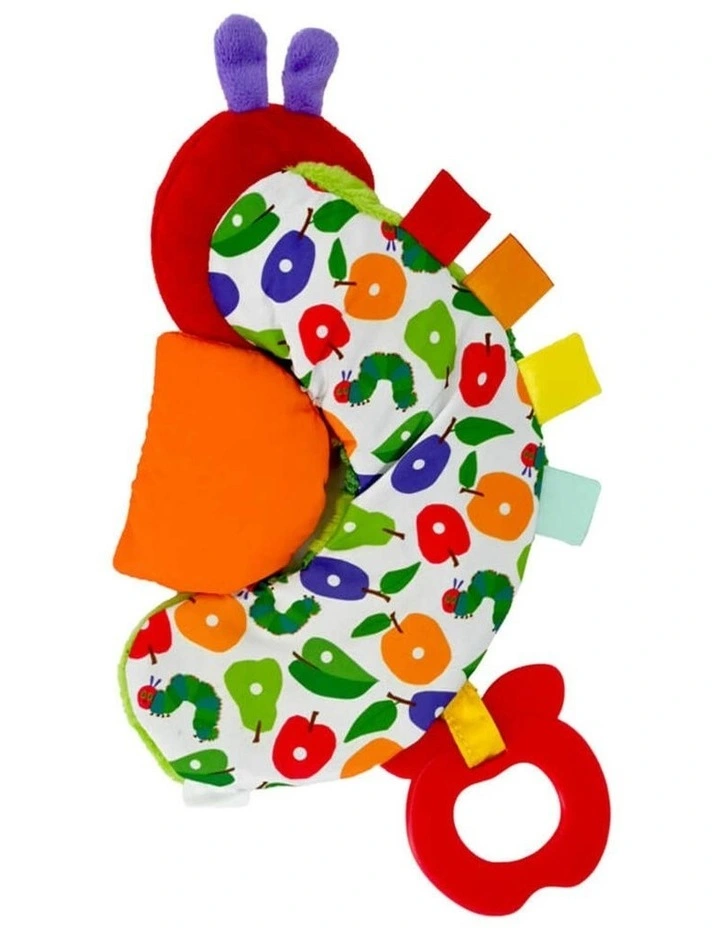The Very Hungry Caterpillar Crinkle Teether Toy With Orange Slice image 2