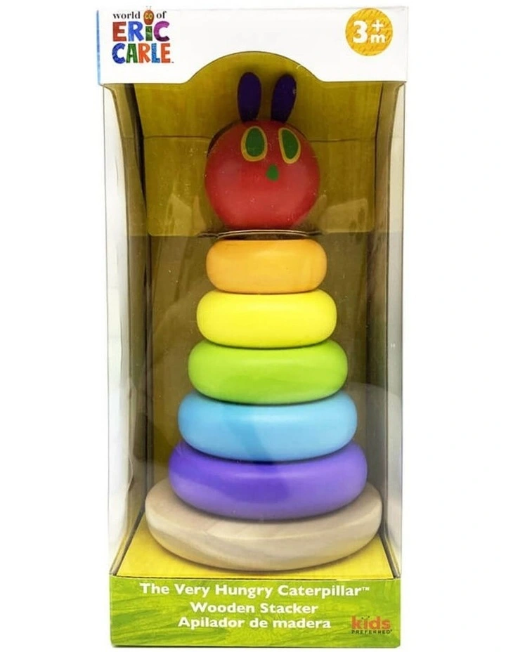 The Very Hungry Caterpillar Rainbow Stacker Wooden Activity Toy image 1
