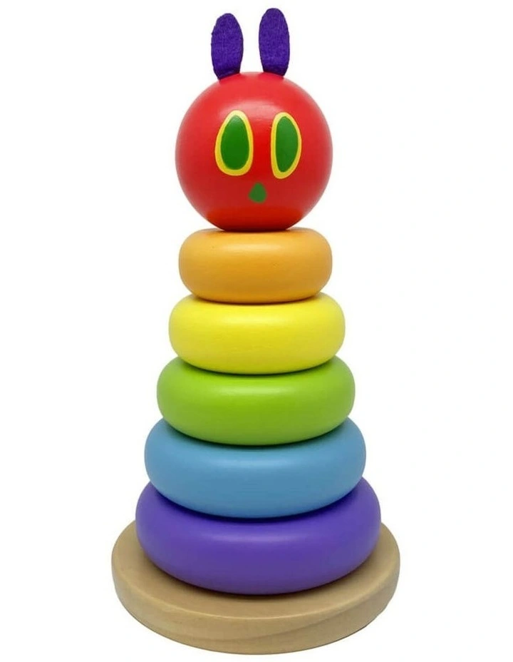 The Very Hungry Caterpillar Rainbow Stacker Wooden Activity Toy image 2