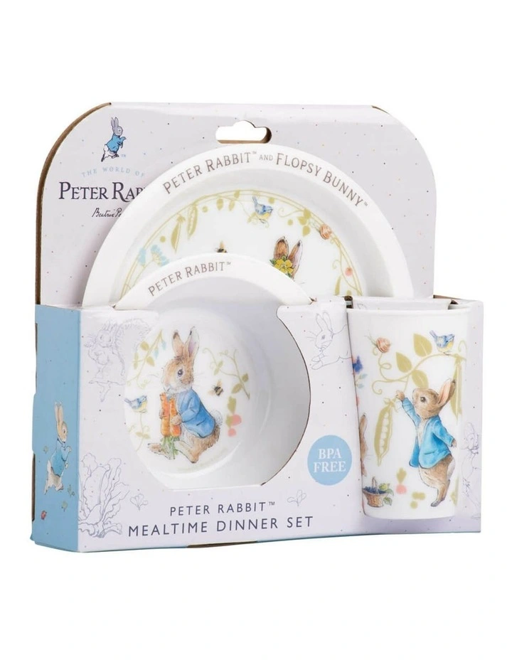 Peter Rabbit Dinner Set 3 Pieces in Multi image 2
