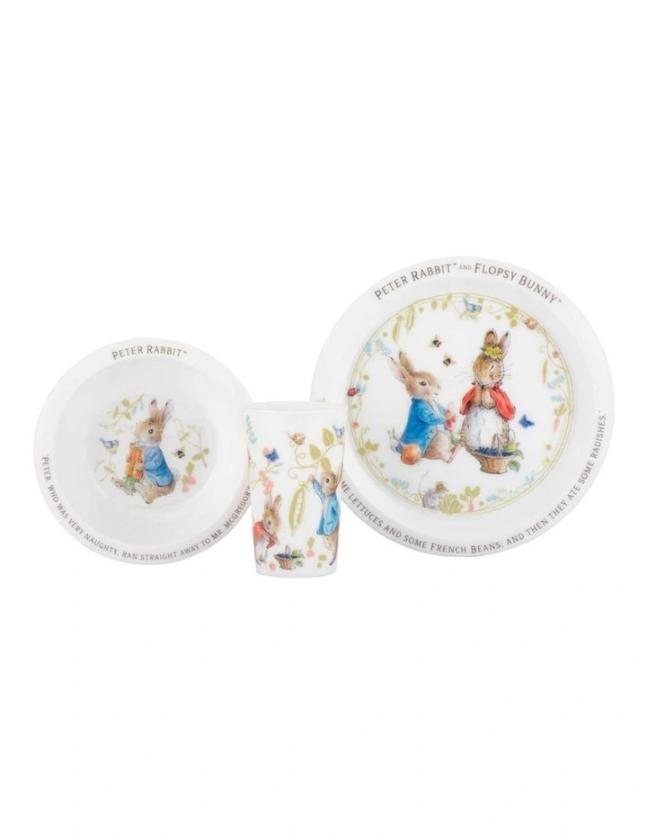 Peter Rabbit Dinner Set 3 Pieces in Multi image 3