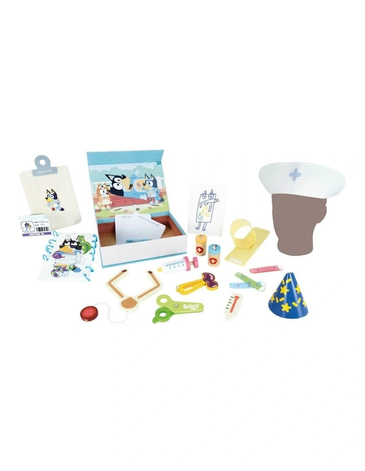 Hospital Wooden Role Play Accessory Set Activity Toy image 1