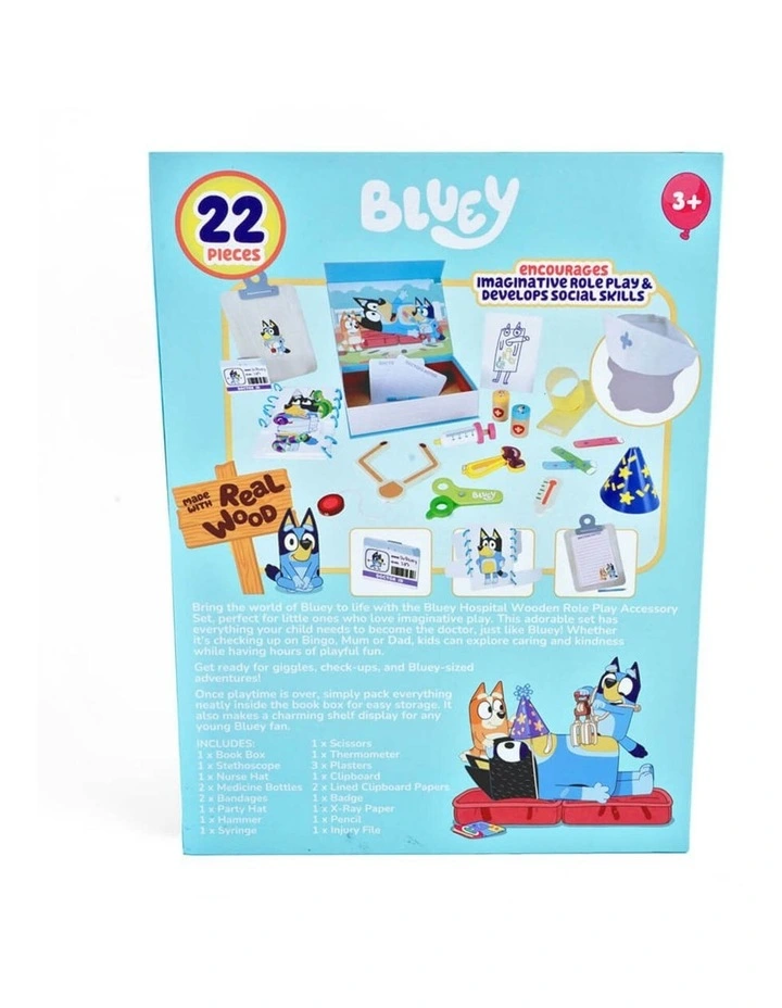 Hospital Wooden Role Play Accessory Set Activity Toy image 3