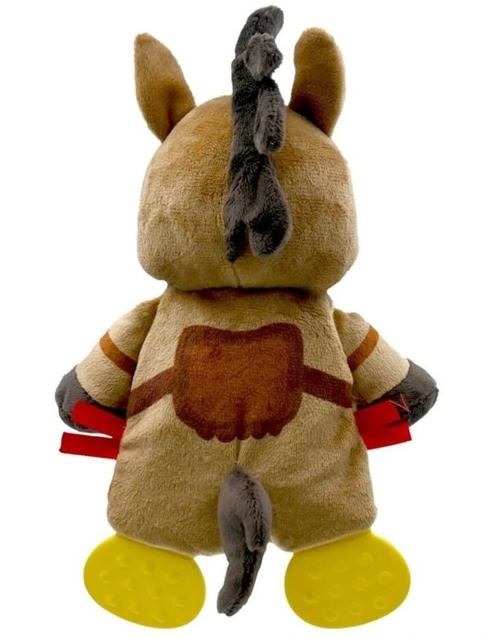 Story Bullseye Sensory Blankie Soft Toy with Teether Feet image 3