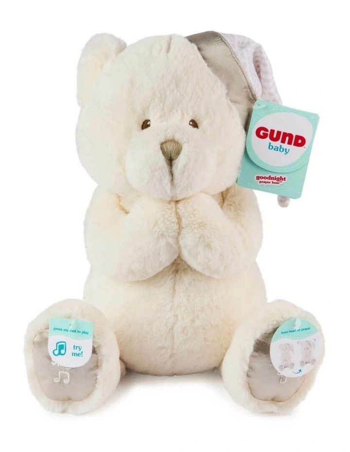 Goodnight Prayer Bear, Animated Plush, 27cm image 1
