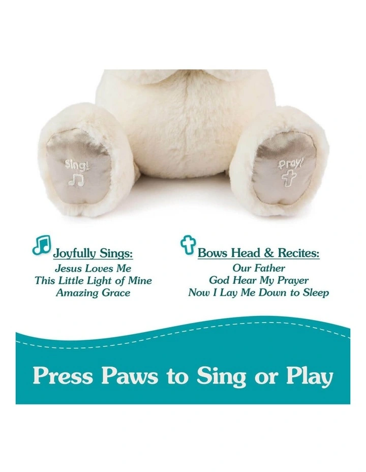 Goodnight Prayer Bear, Animated Plush, 27cm image 6