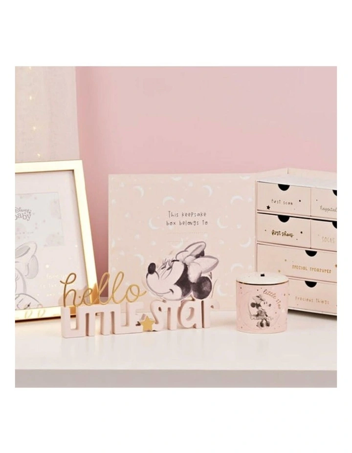 MDF Decoration Word Plaque: Minnie Mouse Hello Little Star Gifts image 5
