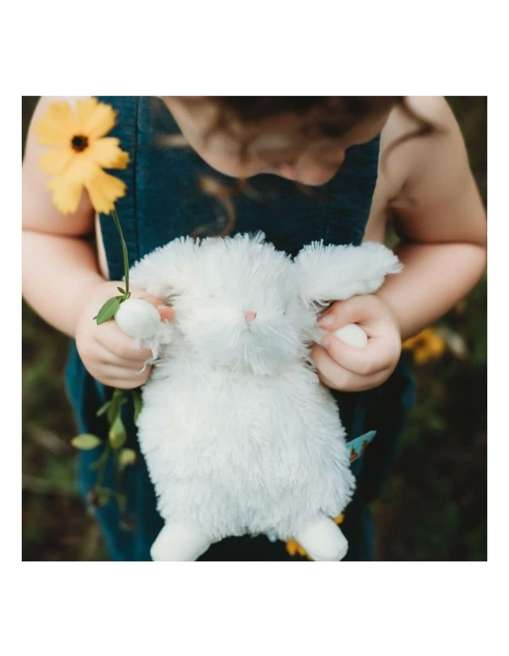 Wee Ittybit Bunny White 15cm Soft Toy image 6
