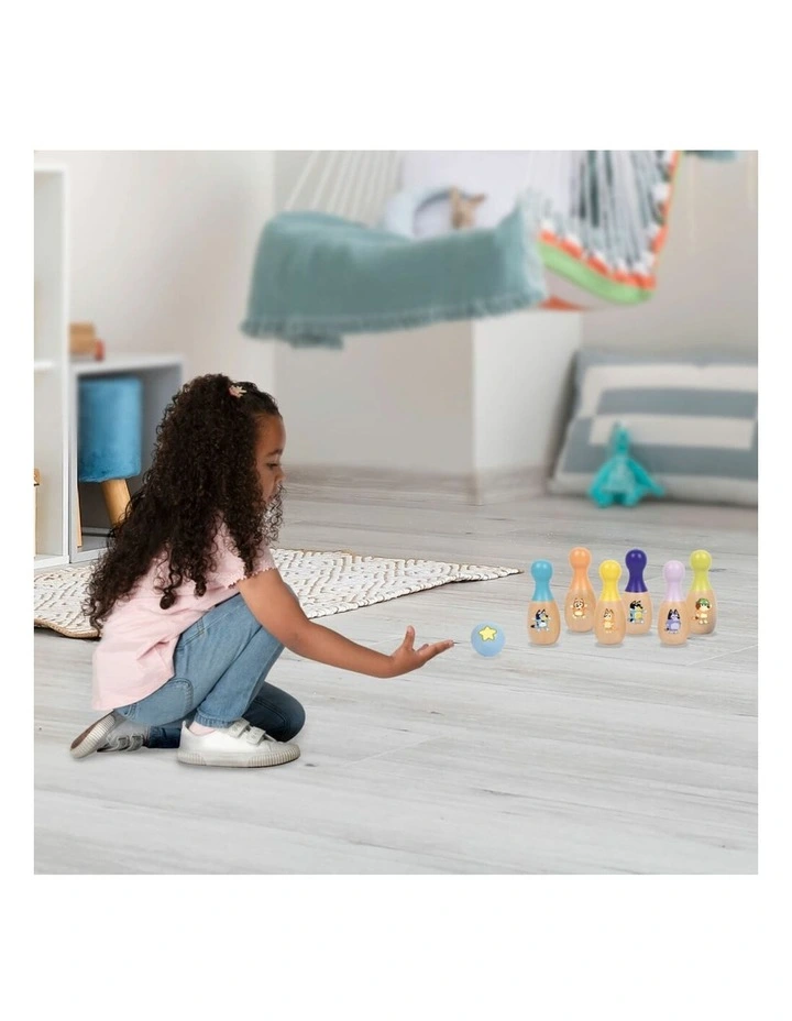 Wooden Skittle Set Activity Toy image 4