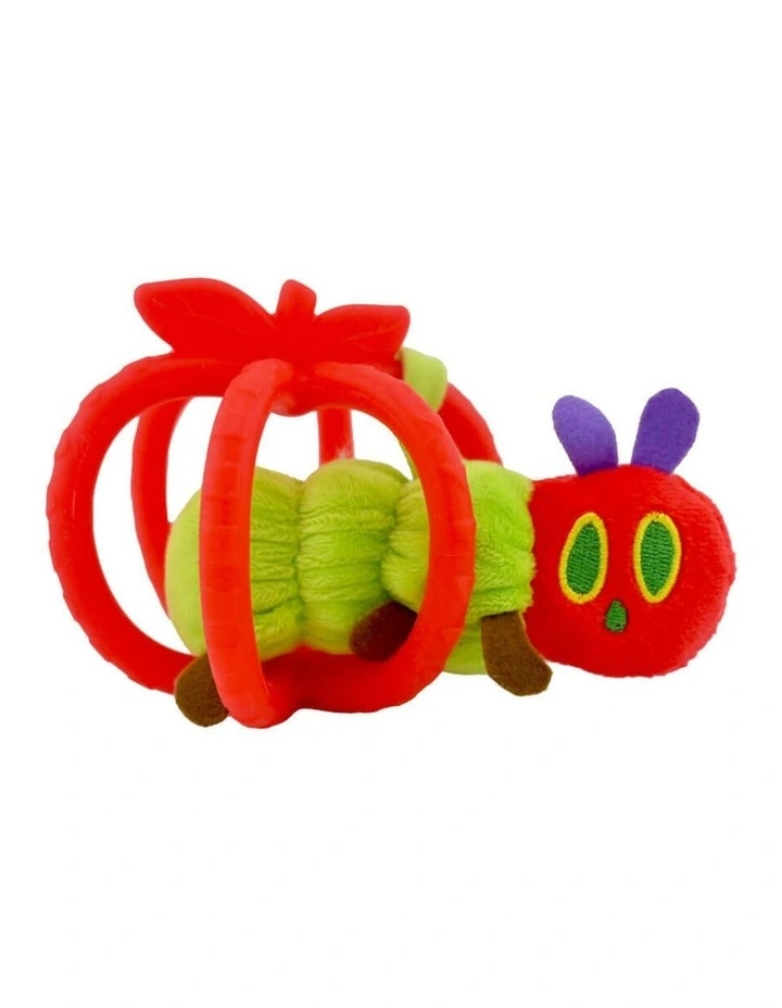 Very Hungry Caterpillar Silicone Apple Teether and Plush Caterpillar Set image 1