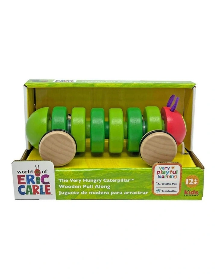 Very Hungry Caterpillar Wooden Pull Toy image 1