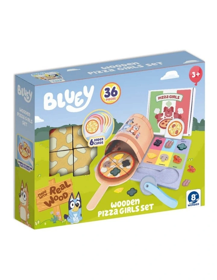 Wooden Pizza Girls Set Activity Toy image 4