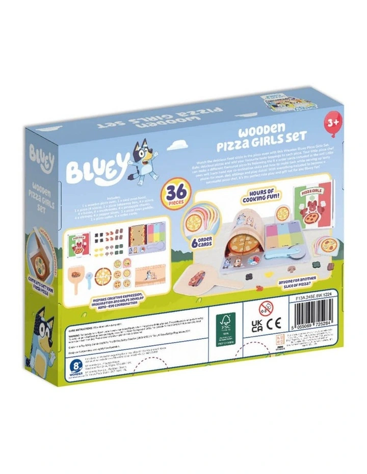 Wooden Pizza Girls Set Activity Toy image 5