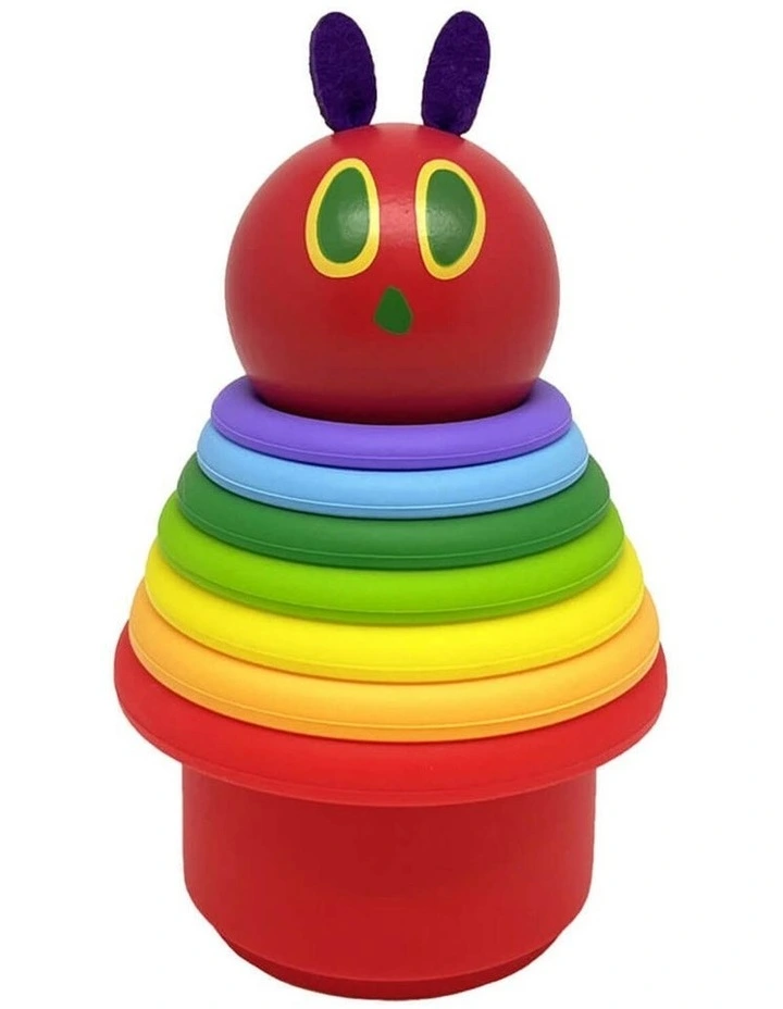 The Very Hungry Caterpillar Stacking Cup & Squirty Set Bath Toy Assorted image 2