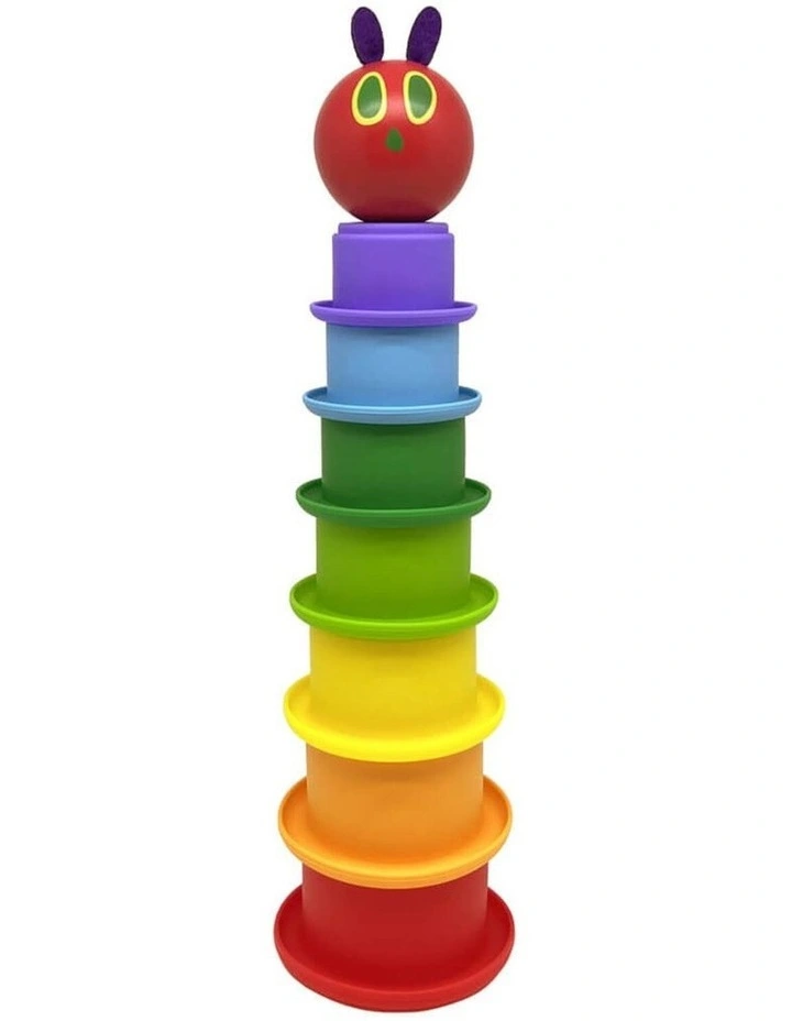 The Very Hungry Caterpillar Stacking Cup & Squirty Set Bath Toy Assorted image 4