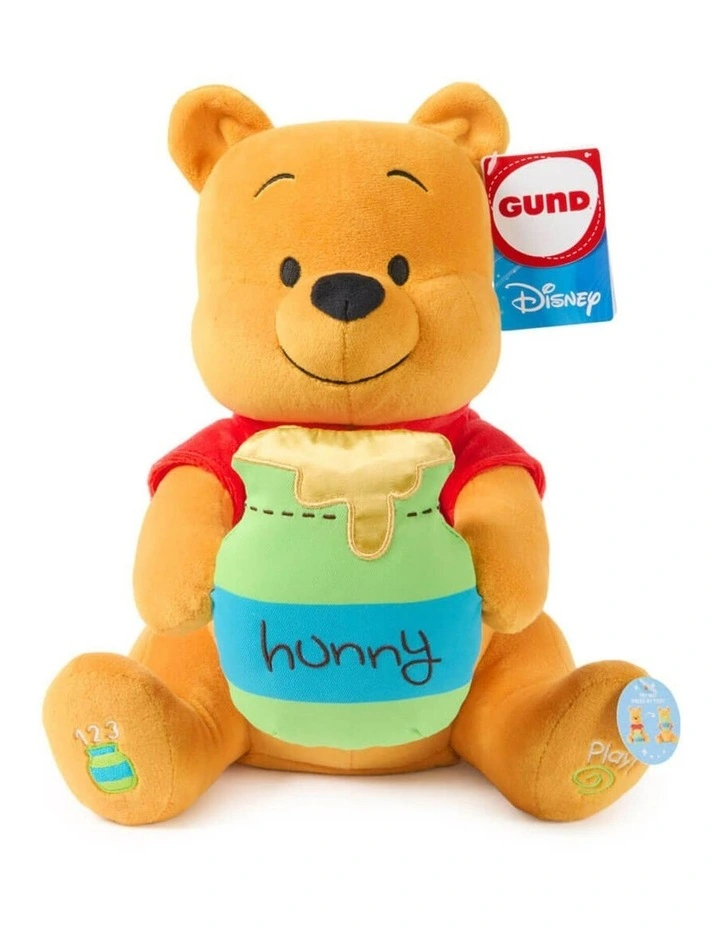 Peek-a-Boo Pooh Animated Soft Plush Toy image 1
