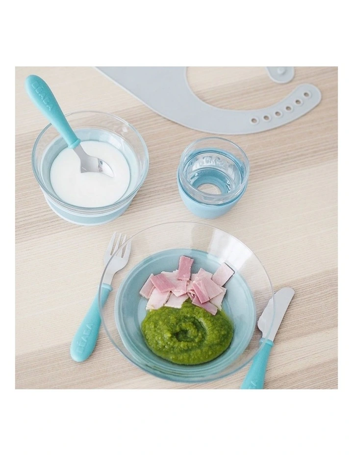 Duralex Glass Meal Set With Soft Protective Suction Pad - Jungle image 2