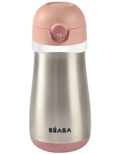 Stainless Steel Spout Bottle 350ml - Pink