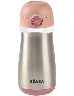 Stainless Steel Spout Bottle 350ml - Pink