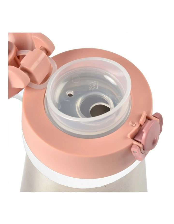 Stainless Steel Spout Bottle 350ml - Pink image 3